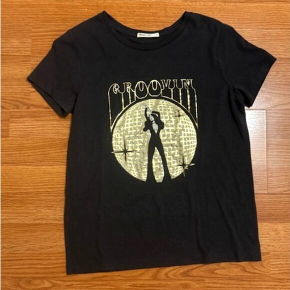 Marine Layer Respun Graphic Classic Crew in Faded Black S - Picture 4 of 8